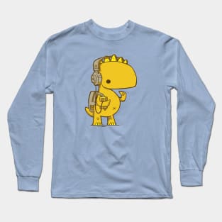 Walkman dinosaur Long Sleeve T-Shirt